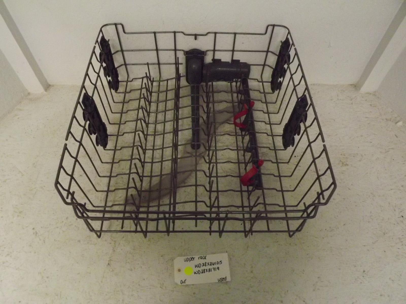 GE Dishwasher WD28X26105 WD28X21719 Upper Rack Used GE Dishwasher WD28X26105 WD28X21719 Upper Rack Used